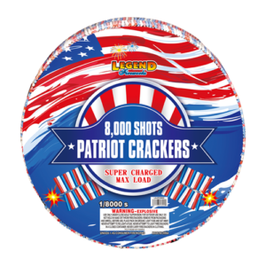 8000 SHOTS PATRIOT CRACKERS