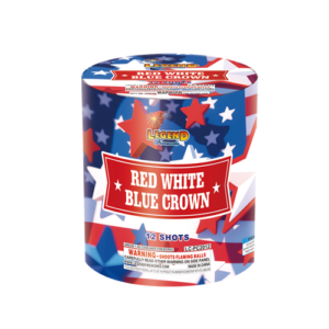RED WHITE BLUE CROWN