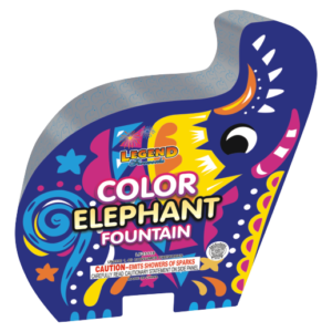 COLOR ELEPHANT FOUNTAIN