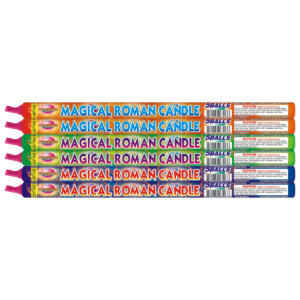 MAGICAL ROMAN  CANDLE 5 SHOTS
