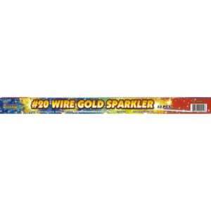 #20 WIRE GOLD SPARKLER
