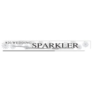 # 20 WEDDING SPARKLER